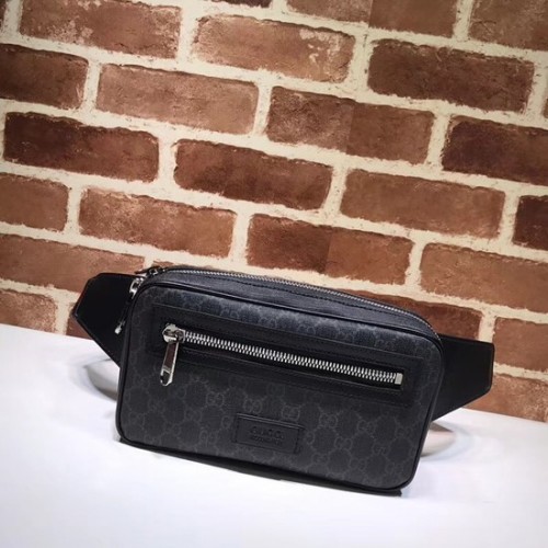 Gucci Sac ceinture Soft GG Supreme 474293 noir