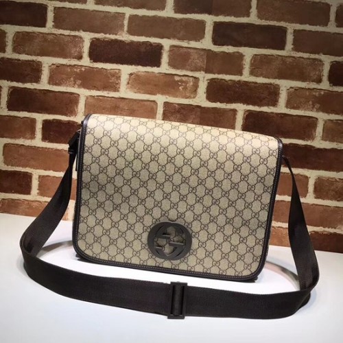 Gucci PVC GG Canvas Messenger Bag 222291 Marron