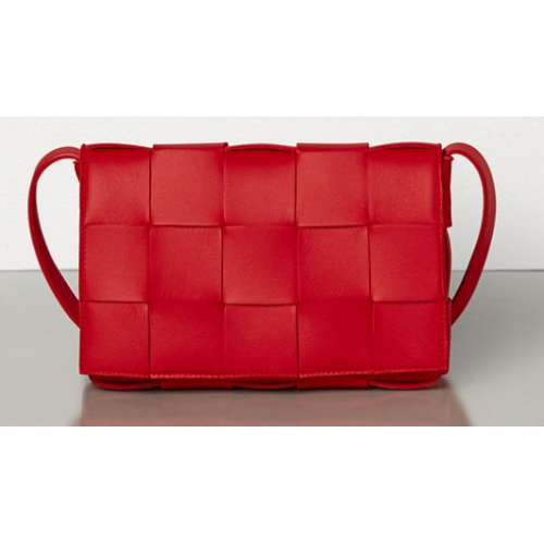 Bottega Veneta BORSA CASSETTE 578004 ROUGE VIF