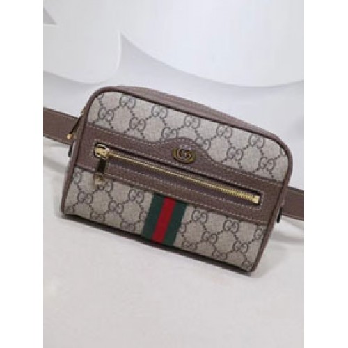 Gucci toile originale GG ophidia supreme petite poche 517075 marron