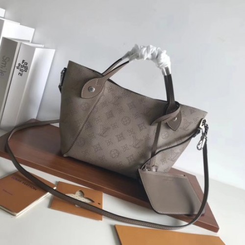 Louis Vuitton Mahina Sac HINA en cuir M54353 gris