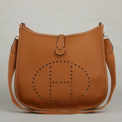 Sac Hermès Evelyne Light Coffee 1032