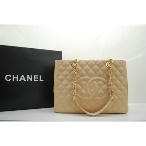 Chanel 2011 GST Caviar Sac à main en cuir 36092 Crème