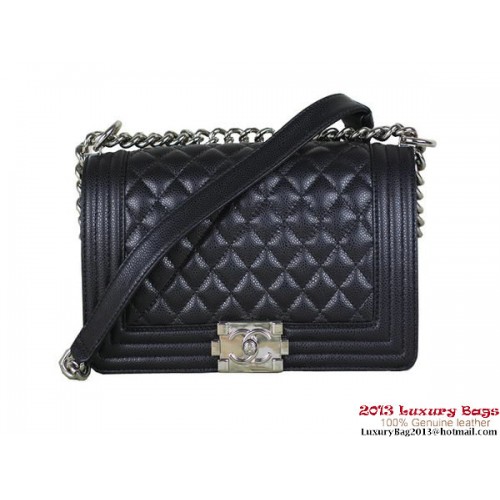 2013 Boy Chanel Flap Sac à bandoulière Classic Cannage Patterns A67025 Noir