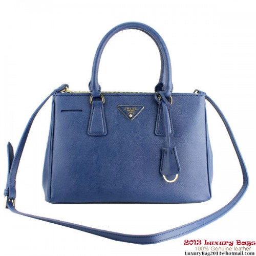 2013 Prada Saffiano sac fourre-tout 1801 bleu