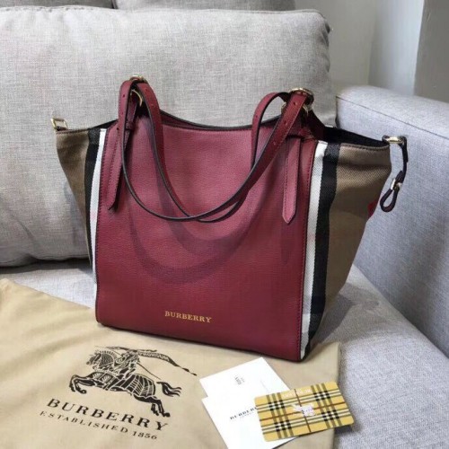 BURBERRY The Canter Original Sac en cuir 30291 Bourgogne