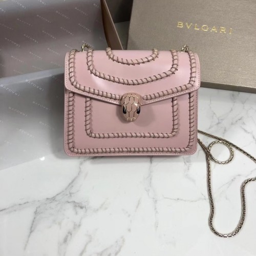 BVLGARI mini Sac à Bandoulière Cuir de Veau BG22889 rose