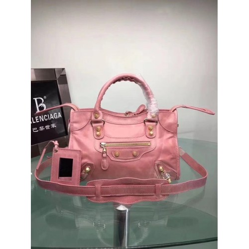 Balenciaga Giant City Gold Studs Sac à main 084333 Rose