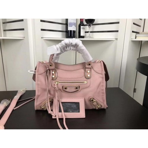 Balenciaga Giant City Gold Studs Sac à main B084335 Rose