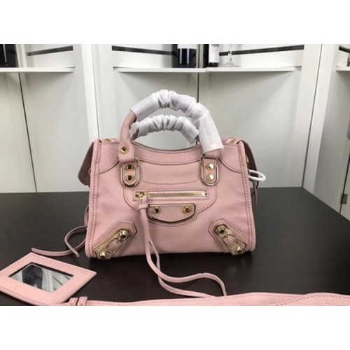 Balenciaga Giant City Gold Studs Sac à main B084336 Rose