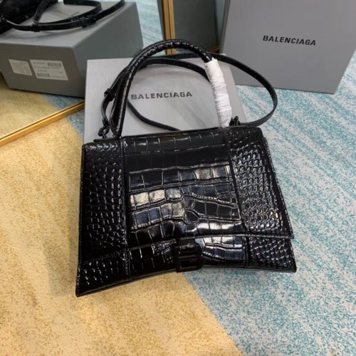 Balenciaga SAC À MAIN MOYEN HOURGLASS B108892E noir
