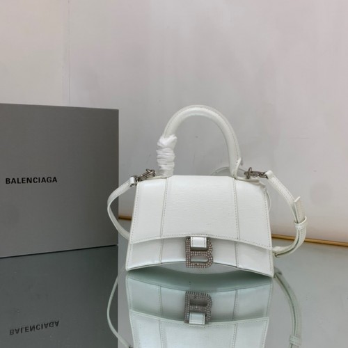 Balenciaga HOURGLASS PETIT SAC À MAIN SUPÉRIEUR 59353 BLANC