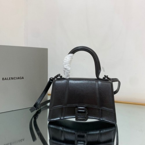 Balenciaga HOURGLASS PETIT SAC À MAIN SUPÉRIEUR 59353 noir