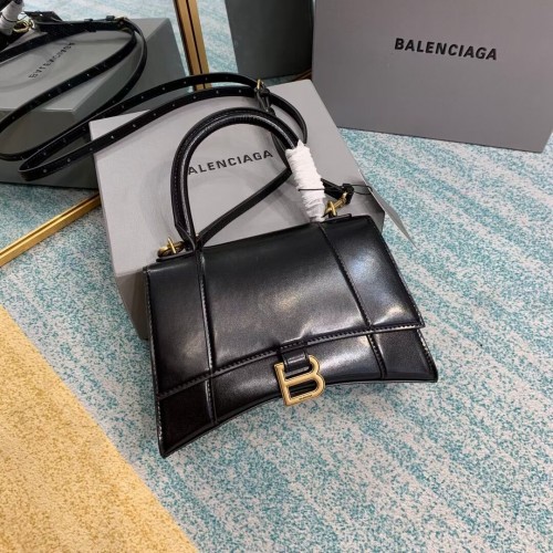 Balenciaga HOURGLASS PETIT SAC À MAIN SUPÉRIEUR B108895-1 noir