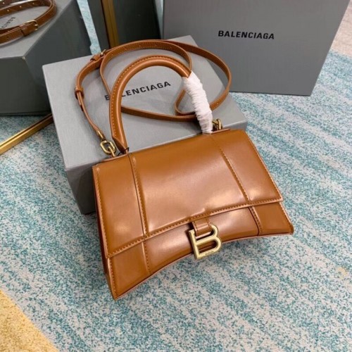 Balenciaga HOURGLASS PETIT SAC À MAIN SUPÉRIEUR B108895-1 marron