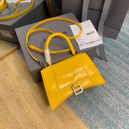 Balenciaga HOURGLASS PETIT SAC À MAIN SUPÉRIEUR B108895-1 jaune
