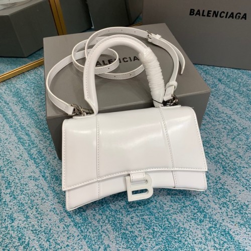 Balenciaga HOURGLASS PETIT SAC À MAIN SUPÉRIEUR B108895C blanc
