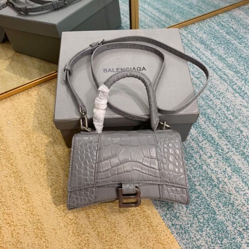 Balenciaga Hourglass XS Sac à poignée supérieure 28331S gris
