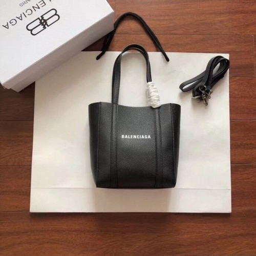Balenciaga Original Mini Sac Shopper en Cuir 6696 Noir