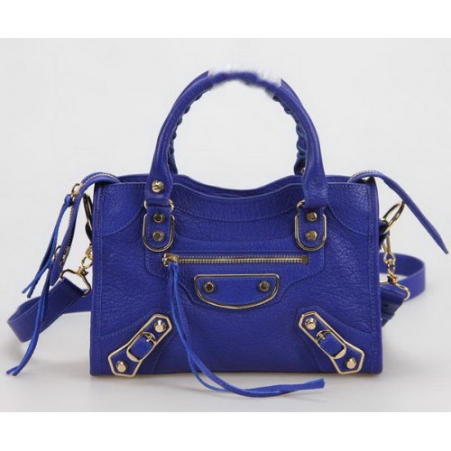 Balenciaga mini Classic First Sac B300295 Bleu