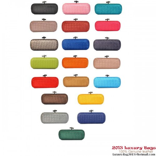 Pochettes Bottega Veneta 8651L Intrecciato Silk Stretch Knot