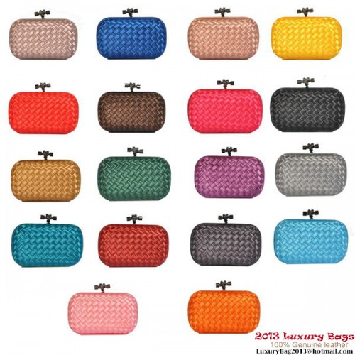 Pochettes Bottega Veneta 8651S Intrecciato Silk Stretch Knot