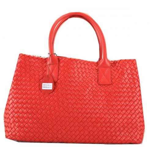 Bottega Veneta Cabat Sacs fourre-tout moyens BV5211 Rouge