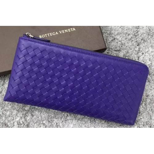 Bottega Veneta Pochette en cuir Intrecciato BV144077 Violet