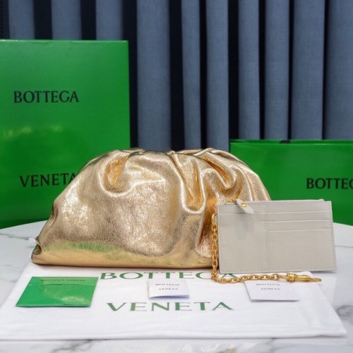 Bottega Veneta Pochette en cuir 576227 or