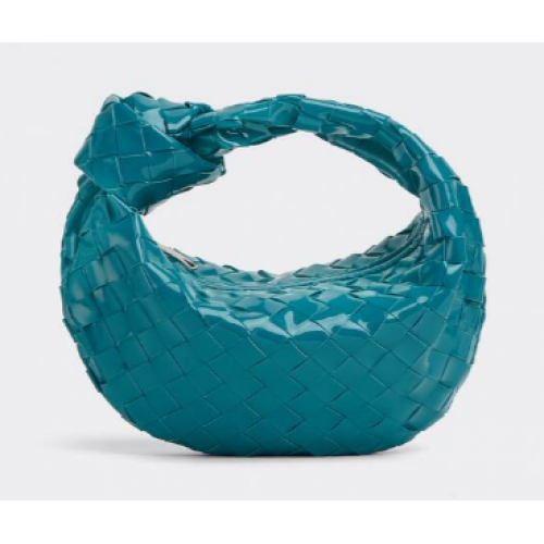 Bottega Veneta Mini sac à main en cuir verni intrecciato JODIE 651876V BLASTER