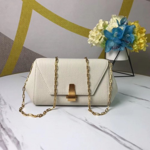 Bottega Veneta Original Mini sac à chaîne en cuir BV6700 blanc