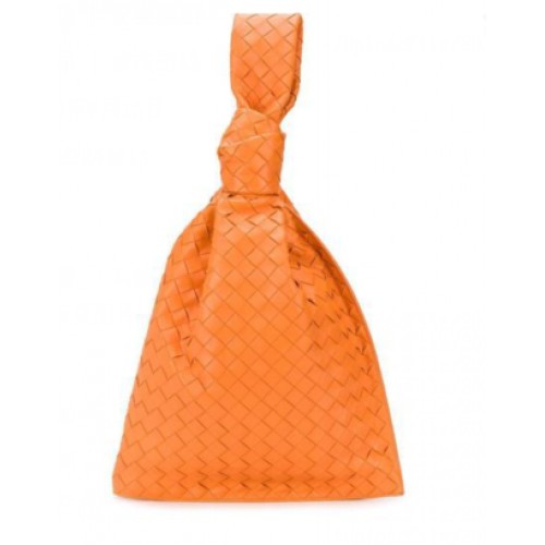 Bottega Veneta Original Weave Leather Twist Sac BV4587 Orange