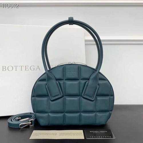 Bottega Veneta Original Sac à bandoulière carré en cuir tissé BV67130 Vert