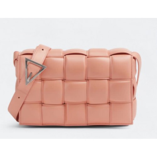 Bottega Veneta SAC CASSETTE REMBOURRÉ daim 591970 Peachy