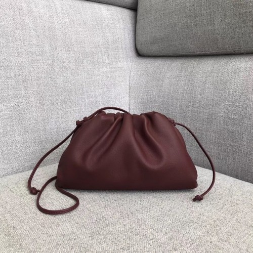 Bottega Veneta Sheepskin Handble Bag Sac à bandoulière 1189 Crimson