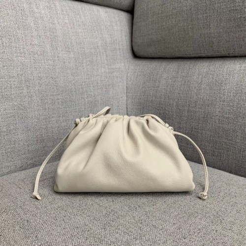 Bottega Veneta Sheepskin Handble Bag Sac à bandoulière 1189 blanc