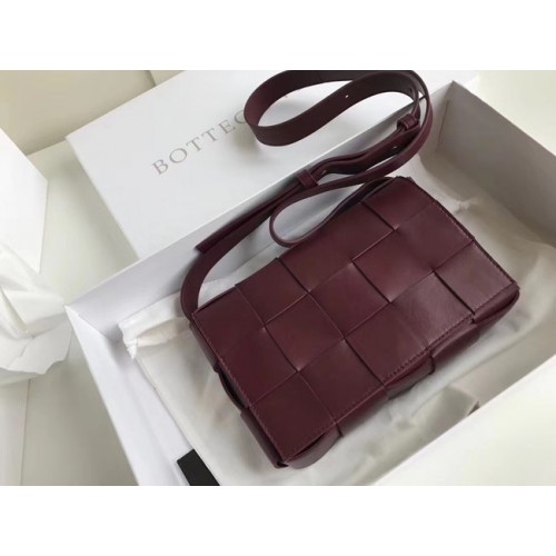 Bottega Veneta Sheepskin Weaving Original Leather 578004 Bordeaux