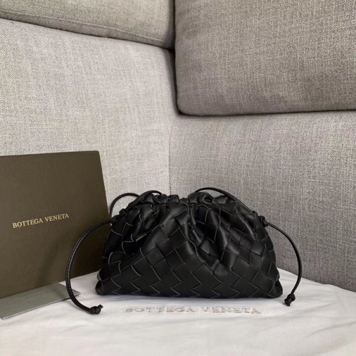 Bottega Veneta Mouton Tissage Original Cuir BV3693 Noir