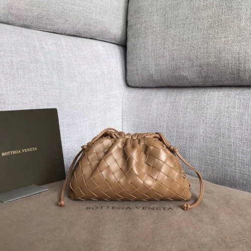 Bottega Veneta Mouton Tissage Original Cuir BV3693 Marron