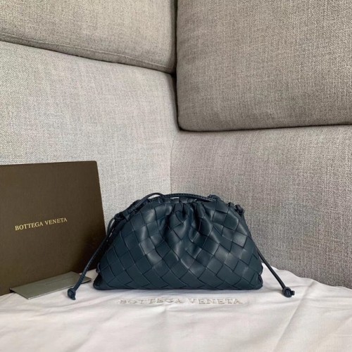 Bottega Veneta Mouton Tissage Original Cuir BV3693 Marine