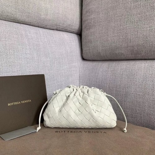 Bottega Veneta Mouton Tissage Original Cuir BV3693 Blanc