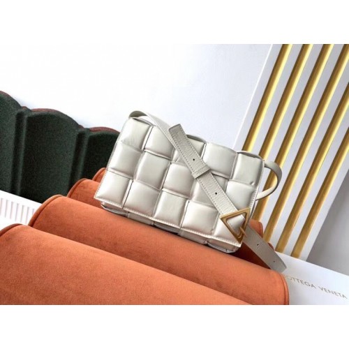 Bottega Veneta Mouton Tissage Original Cuir BV3996 Blanc