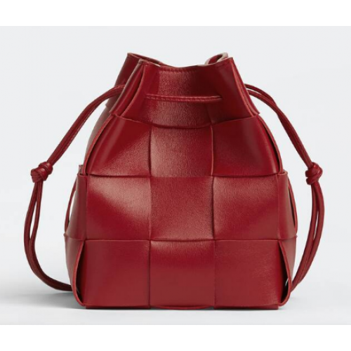 Bottega Veneta Petit sac seau Cassette 680218 rouge