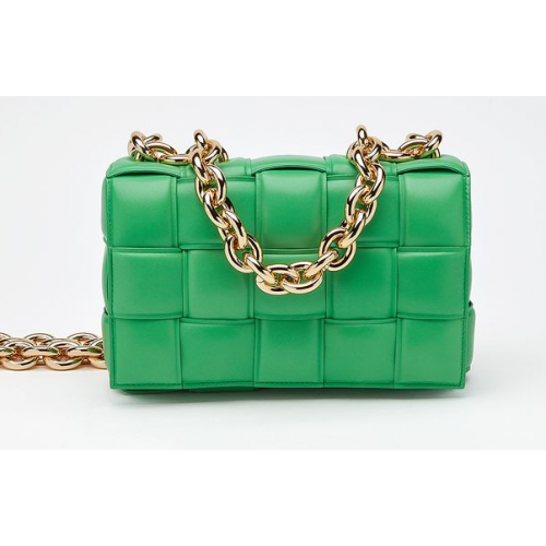 Bottega Veneta THE CHAIN CASSETTE Livraison accélérée 631421 vert