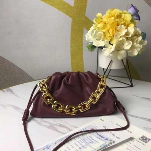 Bottega Veneta LA POCHETTE MINI CHAÎNE 620229 Bordeaux