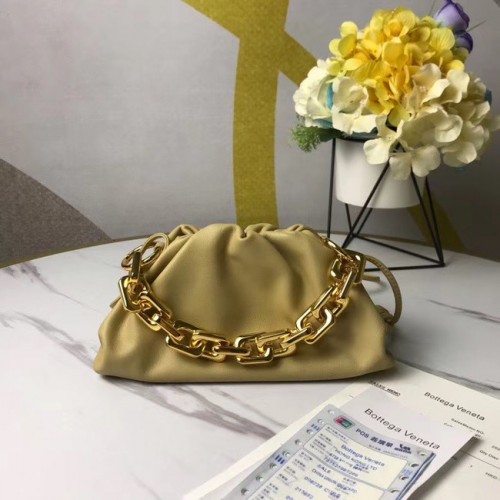 Bottega Veneta LA POCHETTE MINI CHAÎNE 620229 MOUTARDE