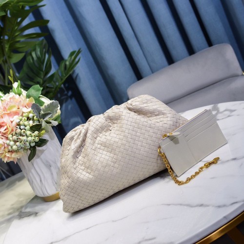 Bottega Veneta Weave Pochette 585853 Blanc
