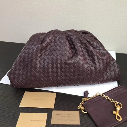 Bottega Veneta Weave Pochette 585853 violet foncé