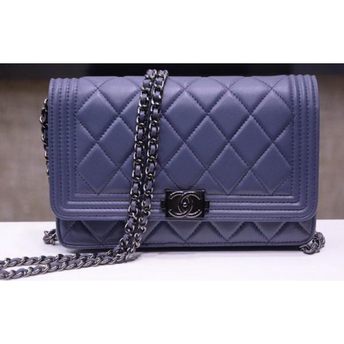 Boy Chanel Mini Flap Bags Cuir de Mouton A33815 Lavande