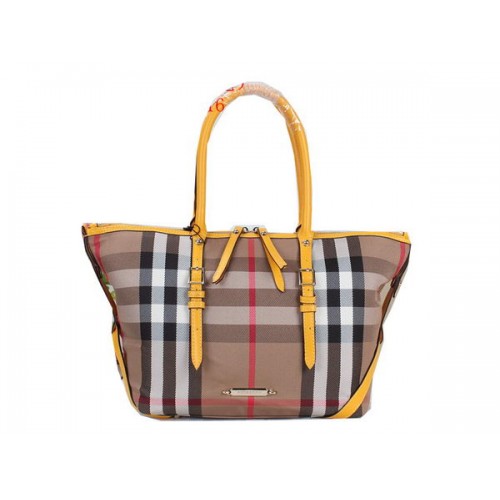 BurBerry House Check Saddlestitch Sac à bandoulière B20551 Jaune